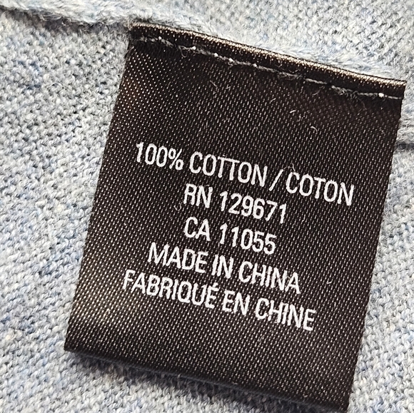 Skull Cashmere Large Blue Tank Top - Picture 9 of 9